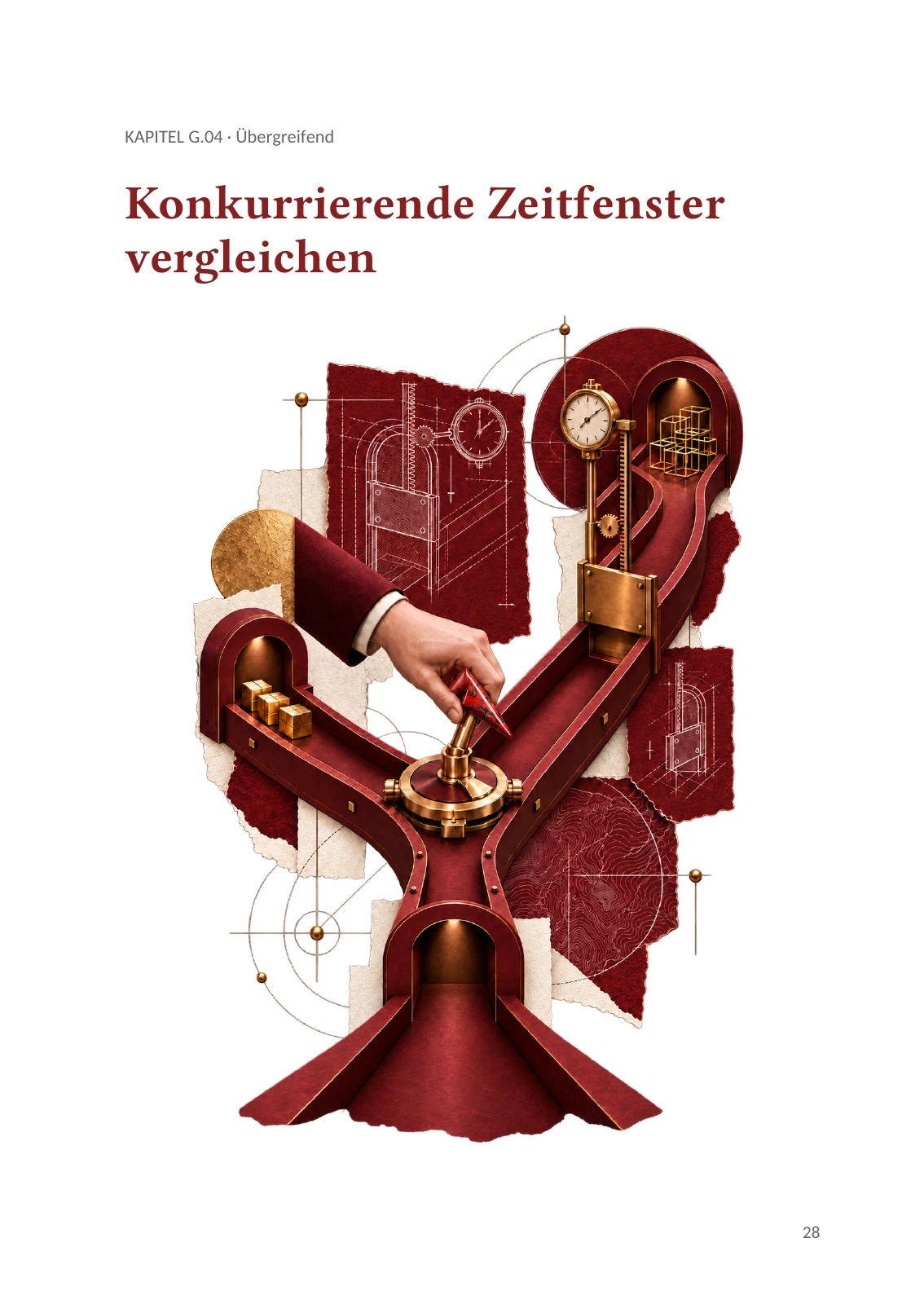 Originalseite 28 mit Titel und Illustration aus Kapitel G.04