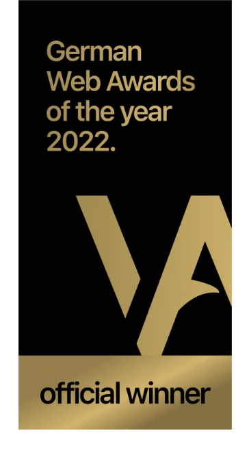 German Web Awards – Official Winner 2022