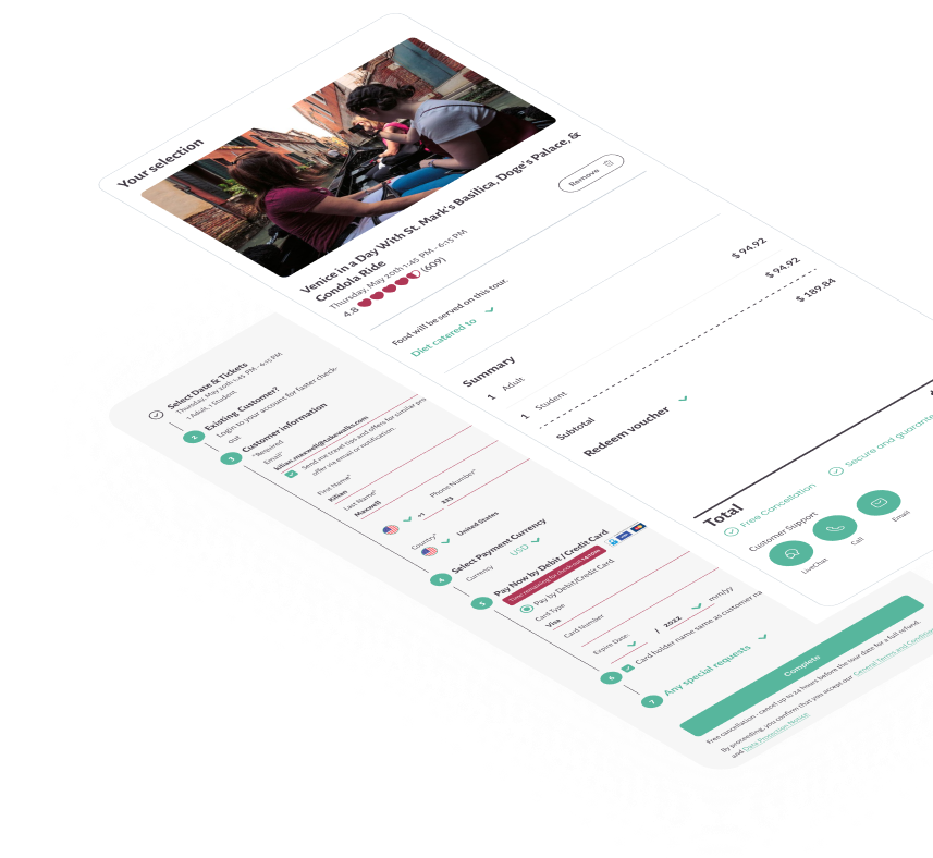 Smartphone-Mockup des neuen Takewalks-Checkout-Ergebnisbildschirms