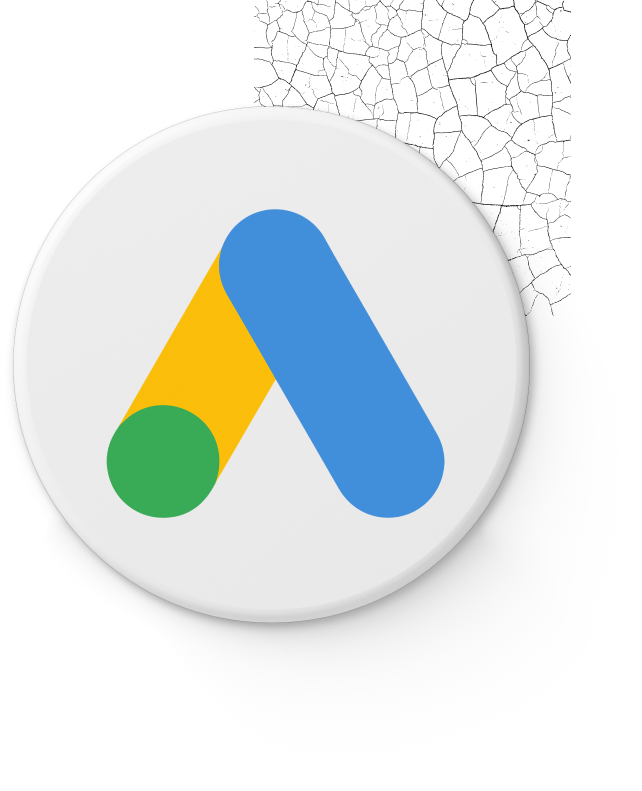Google-Ads-Symbol im Kreis