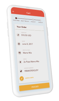 PickNGo App: mobile Ansicht